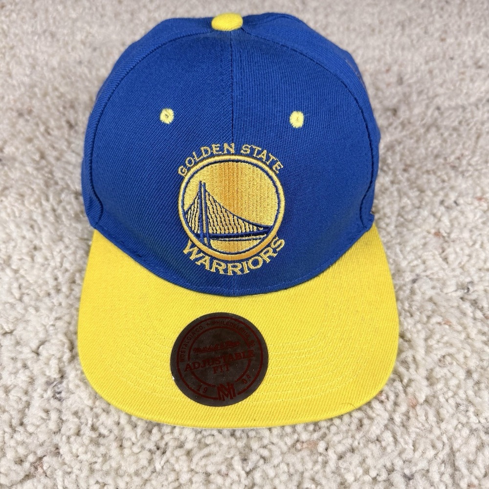 Mitchell And Ness Golden State Warriors Hat Hardwood Classics Edition SnapBack